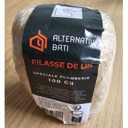 Filasse de Lin pour plomberie - 100 gr